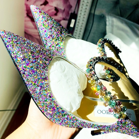 NWT - Jimmy Choo - BING 100 in Confetti - Size 40 - Picture 9 of 12